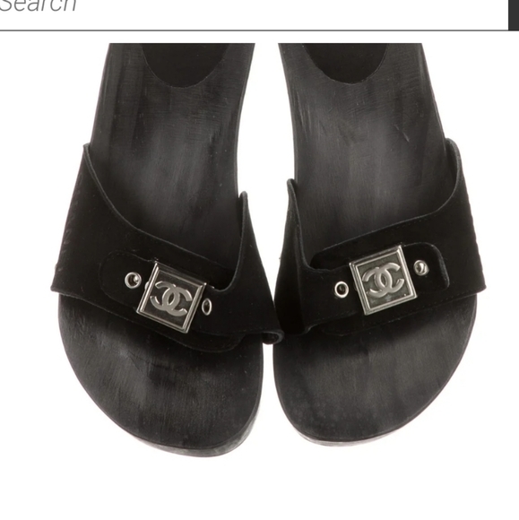 Chanel Black Slides size 37 - Picture 6 of 15